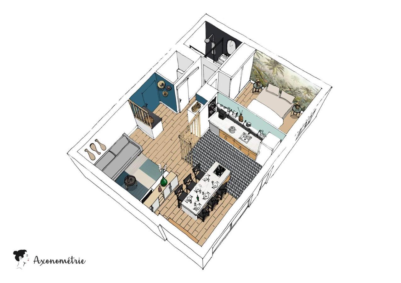 Ilunabarra - Appartement Calme, Vue Mer, Parking - Wifi Ciboure Exteriér fotografie