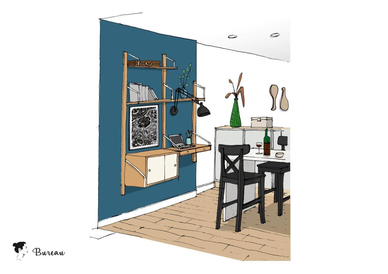 Ilunabarra - Appartement Calme, Vue Mer, Parking - Wifi Ciboure Exteriér fotografie