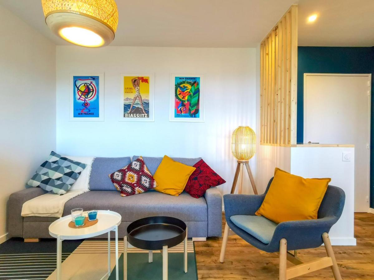 Ilunabarra - Appartement Calme, Vue Mer, Parking - Wifi Ciboure Exteriér fotografie
