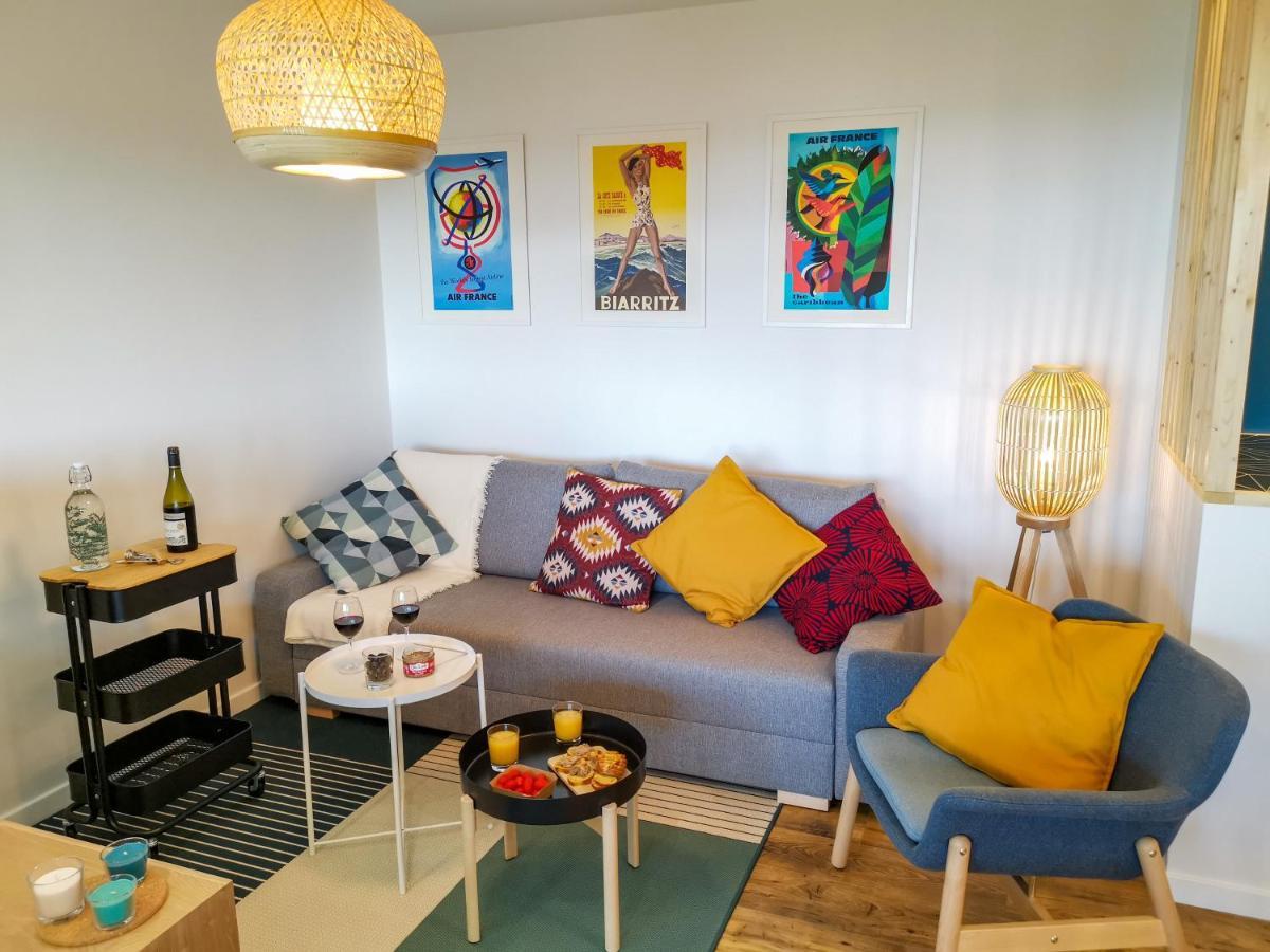 Ilunabarra - Appartement Calme, Vue Mer, Parking - Wifi Ciboure Exteriér fotografie