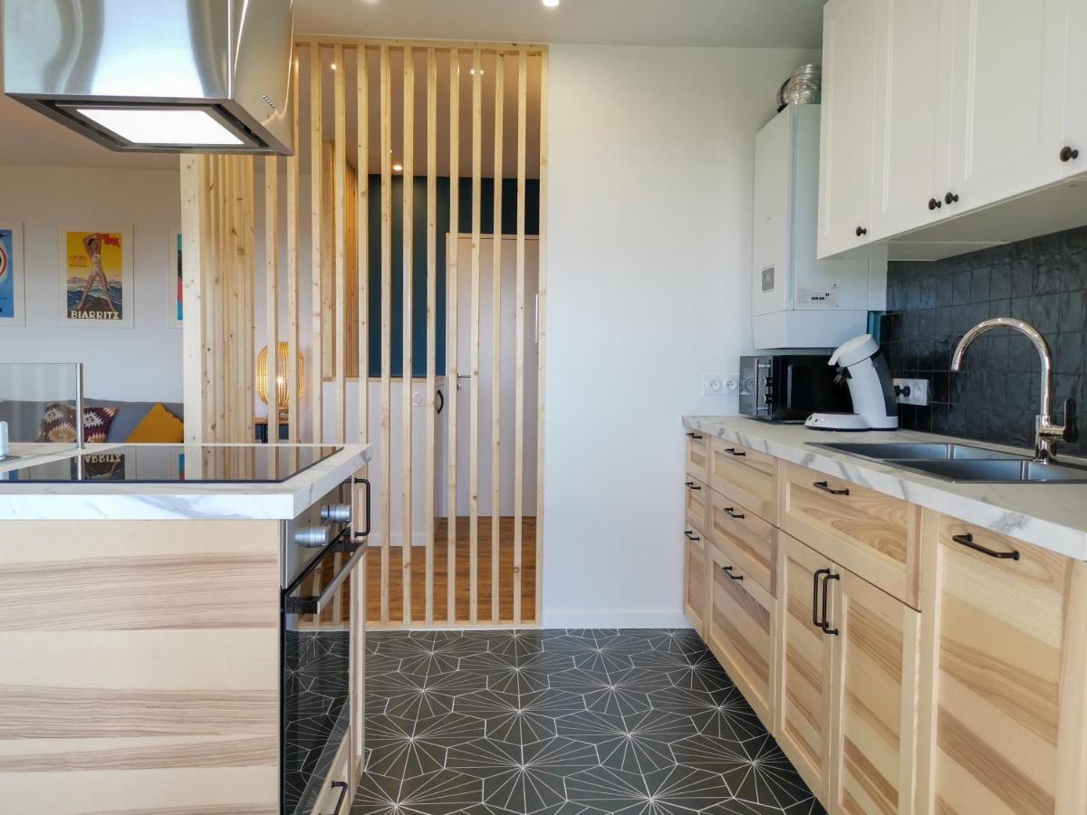 Ilunabarra - Appartement Calme, Vue Mer, Parking - Wifi Ciboure Exteriér fotografie