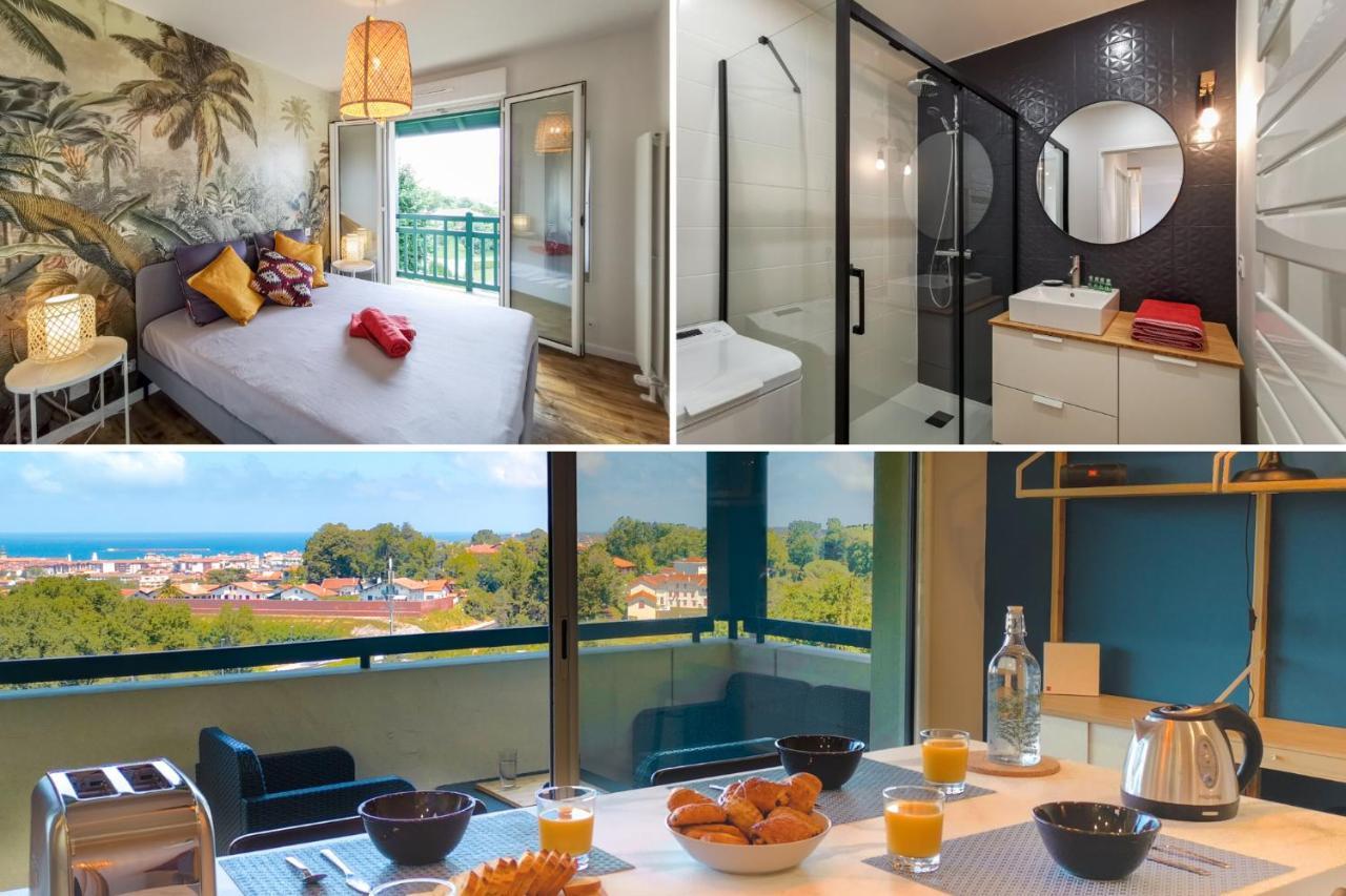 Ilunabarra - Appartement Calme, Vue Mer, Parking - Wifi Ciboure Exteriér fotografie