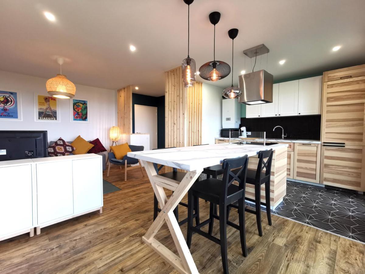 Ilunabarra - Appartement Calme, Vue Mer, Parking - Wifi Ciboure Exteriér fotografie