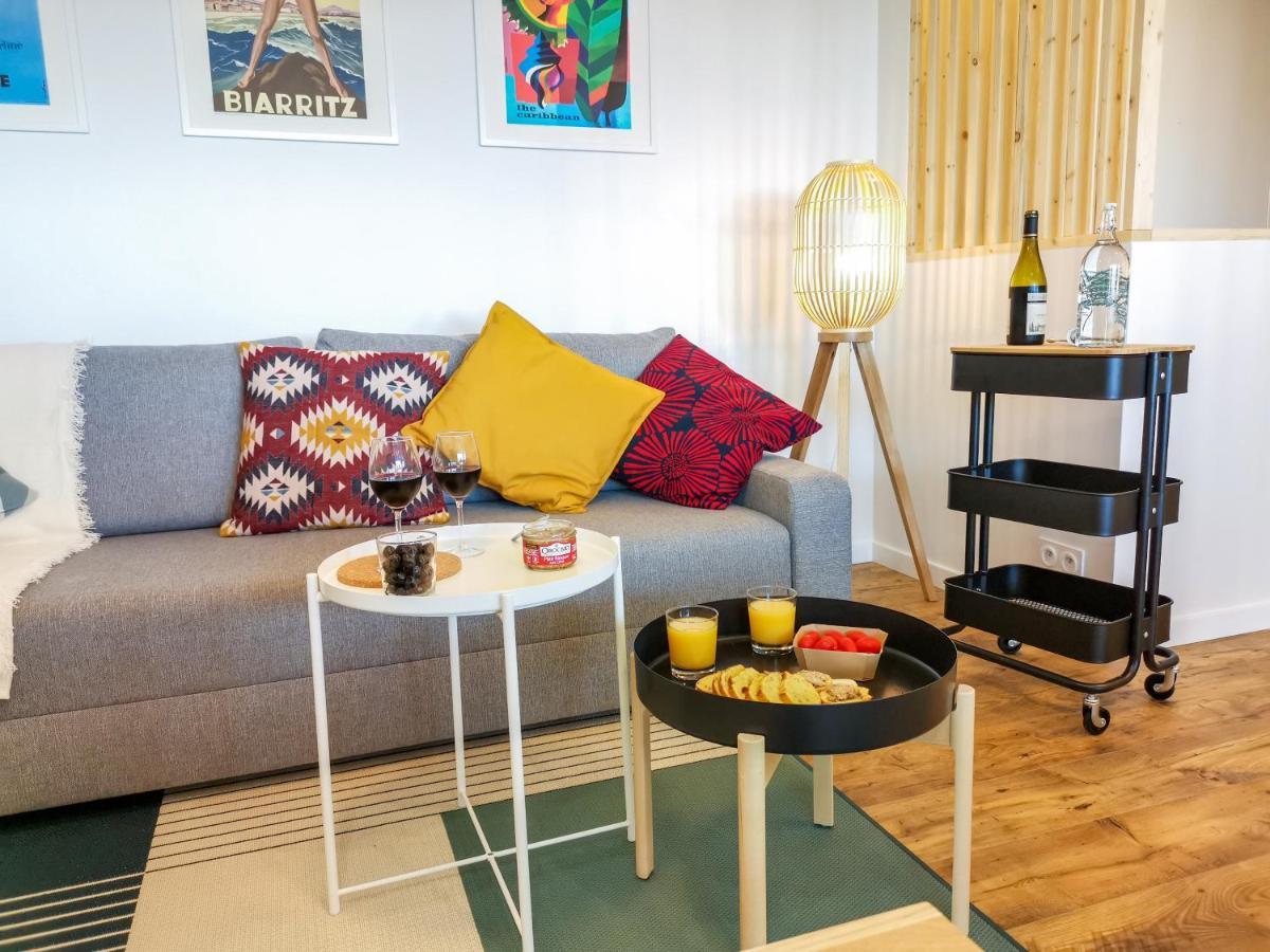 Ilunabarra - Appartement Calme, Vue Mer, Parking - Wifi Ciboure Exteriér fotografie